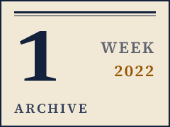 Daily CISO weekly archive plate, week of January 3, 2022, compiled from public records