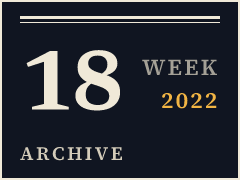 Daily CISO weekly archive plate, week of May 2, 2022, compiled from public records