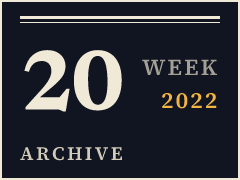 Daily CISO weekly archive plate, week of May 16, 2022, compiled from public records