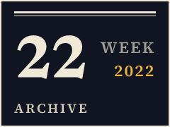 Daily CISO weekly archive plate, week of May 30, 2022, compiled from public records
