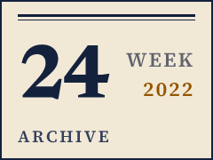 Daily CISO weekly archive plate, week of June 13, 2022, compiled from public records