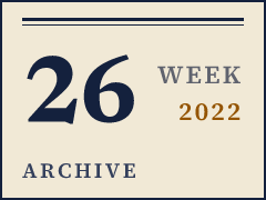 Daily CISO weekly archive plate, week of June 27, 2022, compiled from public records