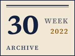 Daily CISO weekly archive plate, week of July 25, 2022, compiled from public records