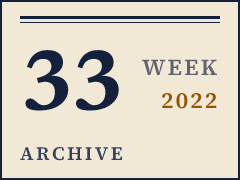 Daily CISO weekly archive plate, week of August 15, 2022, compiled from public records
