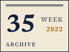 Daily CISO weekly archive plate, week of August 29, 2022, compiled from public records