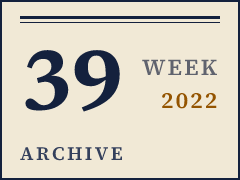Daily CISO weekly archive plate, week of September 26, 2022, compiled from public records