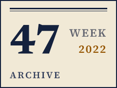 Daily CISO weekly archive plate, week of November 21, 2022, compiled from public records