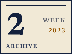 Daily CISO weekly archive plate, week of January 9, 2023, compiled from public records