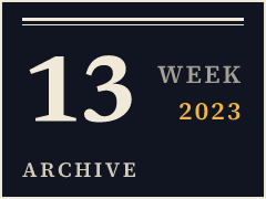 Daily CISO weekly archive plate, week of March 27, 2023, compiled from public records