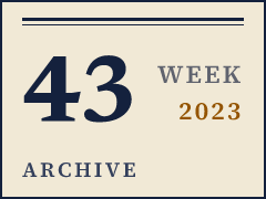 Daily CISO weekly archive plate, week of October 23, 2023, compiled from public records