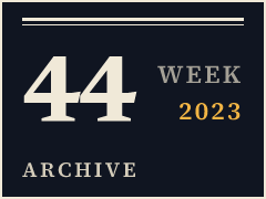 Daily CISO weekly archive plate, week of October 30, 2023, compiled from public records