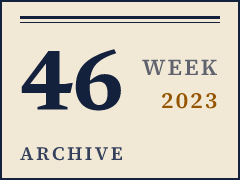 Daily CISO weekly archive plate, week of November 13, 2023, compiled from public records
