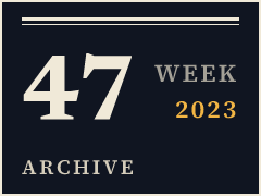 Daily CISO weekly archive plate, week of November 20, 2023, compiled from public records