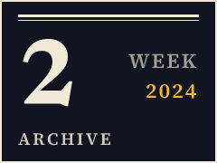 Daily CISO weekly archive plate, week of January 8, 2024, compiled from public records
