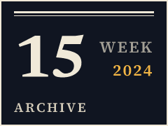 Daily CISO weekly archive plate, week of April 8, 2024, compiled from public records