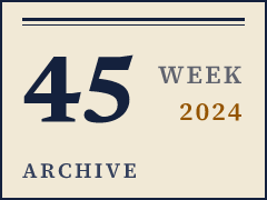 Daily CISO weekly archive plate, week of November 4, 2024, compiled from public records