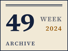 Daily CISO weekly archive plate, week of December 2, 2024, compiled from public records