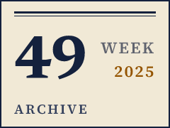 Daily CISO weekly archive plate, week of December 1, 2025, compiled from public records