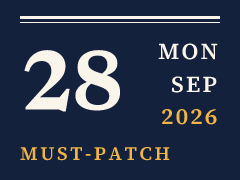 Daily CISO edition plate for September 28, 2026, marked must-patch: Citrix NetScaler zero-days exploited for weeks, CISA orders federal fix by Sept 30