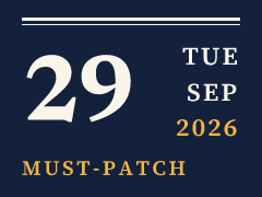 Daily CISO edition plate for September 29, 2026, marked must-patch: CISA and Citrix warn of mass-exploited NetScaler zero-days